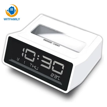 Modern Electronic Night Lamp Table Alarm Clock LED Screen Display Snooze Clock Temperature Black Digital Plastic Timer
Modern Electronic Night Lamp Table Alarm Clock LED Screen Display Snooze Clock Temperature Black Digital Plastic Timer