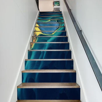 13 Pcs Decal Home Decor Abstract Blue View Stair Sticker Self Adhesive Paper for Living Room PVC Waterproof 3D Print Sticker Art
13 Pcs Decal Home Decor Abstract Blue View Stair Sticker Self Adhesive Paper for Living Room PVC Waterproof 3D Print Sticker Art