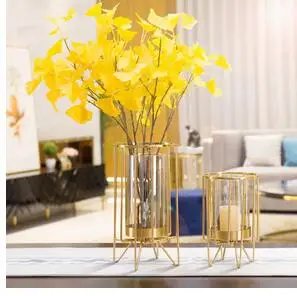 METAL GOLD VASE DESK DECORATION GLASS FLOWER POT TABLETOP VASES ALLOY FRAME CRAFTS FLOWER ARRANGEMENT FLORAL HOME DECOR MODERN
METAL GOLD VASE DESK DECORATION GLASS FLOWER POT TABLETOP VASES ALLOY FRAME CRAFTS FLOWER ARRANGEMENT FLORAL HOME DECOR MODERN