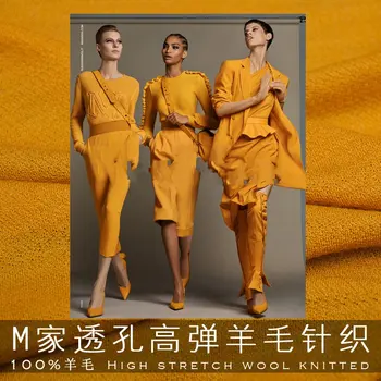 140cm Wide Ginger Stretch Knitted 100%Wool Fabric for Coat Autumn New Solid Color Handmade DIY Sweater Skirt Free Shipping Sale 
140cm Wide Ginger Stretch Knitted 100%Wool Fabric for Coat Autumn New Solid Color Handmade DIY Sweater Skirt Free Shipping Sale
