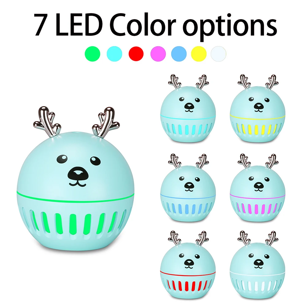 Cartoon Fawn Ultrasonic Humidifier Aromatherapy Mist Maker Fogger Aroma Diffuser with 7 Color LED Light
Cartoon Fawn Ultrasonic Humidifier Aromatherapy Mist Maker Fogger Aroma Diffuser with 7 Color LED Light