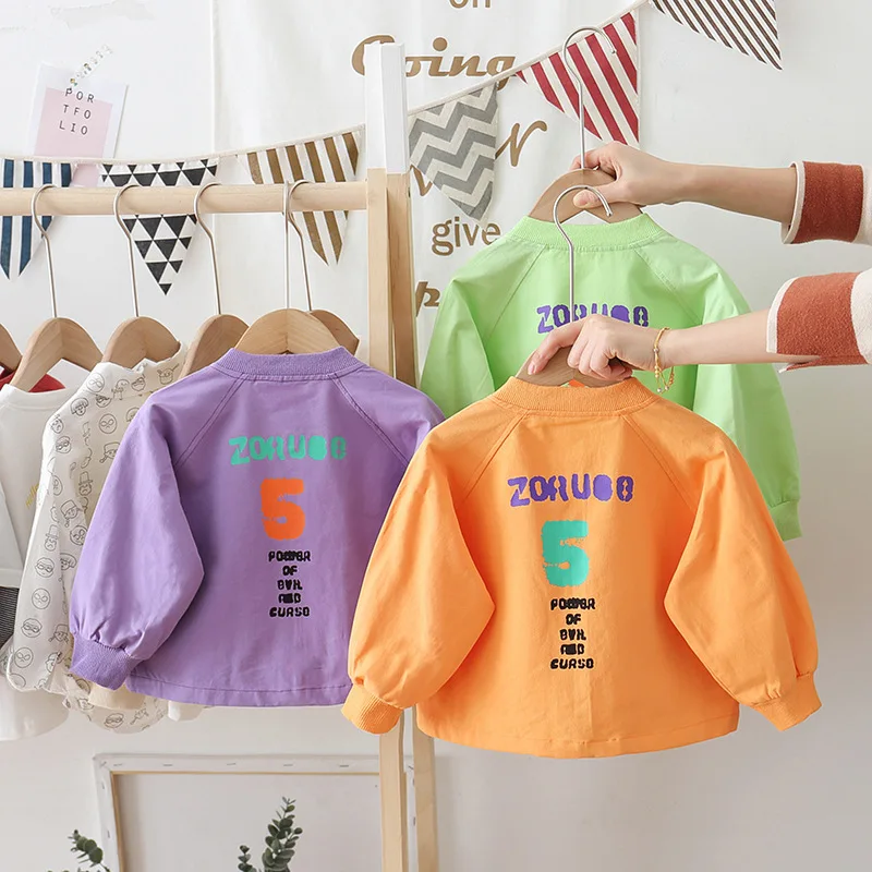 Korean-style Tops 2020 Children Spring New Style 5 Word Lettered Pocket V-neck Coat One-Piece Trench Coat
Korean-style Tops 2020 Children Spring New Style 5 Word Lettered Pocket V-neck Coat One-Piece Trench Coat
