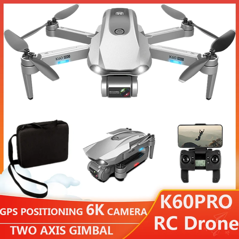 6K HD Dual Camera Aerial Photography Helicopter Brushless GPS Optical Flow Positioning Dual Mode RC Drone Folding Four-axis Dron
6K HD Dual Camera Aerial Photography Helicopter Brushless GPS Optical Flow Positioning Dual Mode RC Drone Folding Four-axis Dron