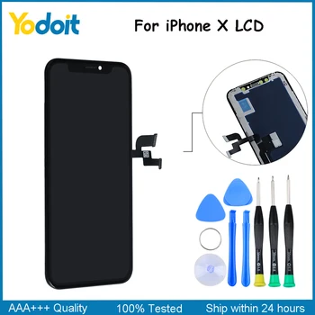 Grade AAA Oled Touch Screen For iPhone X LCD Display Pantalla Replacement TFT For iPhone X Touch Tested Digitizer Assembly+Tools
Grade AAA Oled Touch Screen For iPhone X LCD Display Pantalla Replacement TFT For iPhone X Touch Tested Digitizer Assembly+Tools