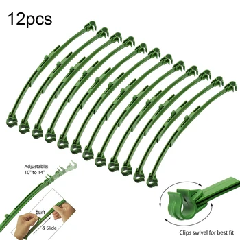 12 Pcs 25.4cm Length Stake Arms Tomato Cage Expandable Trellis Connectors 11mm Diameter Stakes Buckle Garden Plant Grow Supplies
12 Pcs 25.4cm Length Stake Arms Tomato Cage Expandable Trellis Connectors 11mm Diameter Stakes Buckle Garden Plant Grow Supplies