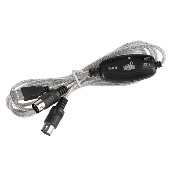 New USB IN OUT MIDI Interface Cable Converter PC to Music Keyboard Adapter Cord Wholesale
New USB IN OUT MIDI Interface Cable Converter PC to Music Keyboard Adapter Cord Wholesale