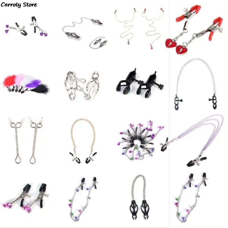 Hot Sale Sexy Metal Nipple Clamps Sex Toys Nipple Toy Nipple Clips Sex