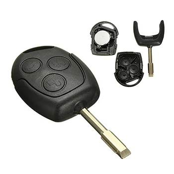 3 Button Car Remote Key Case Shell for Ford Cars Black Key Shells Auto Replacement Parts
3 Button Car Remote Key Case Shell for Ford Cars Black Key Shells Auto Replacement Parts