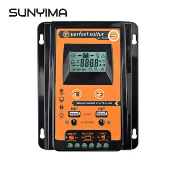 SUNYIMA 50A 30A Soalr Charge Controller 12V/24V MPPT Solar Panel Battery Regulator Dual USB LCD Display
SUNYIMA 50A 30A Soalr Charge Controller 12V/24V MPPT Solar Panel Battery Regulator Dual USB LCD Display