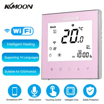 KKmoon Thermostats Digital Water Heating Thermostat Energy Saving Touching Screen LCD Display Home Room Temperature Controller
KKmoon Thermostats Digital Water Heating Thermostat Energy Saving Touching Screen LCD Display Home Room Temperature Controller