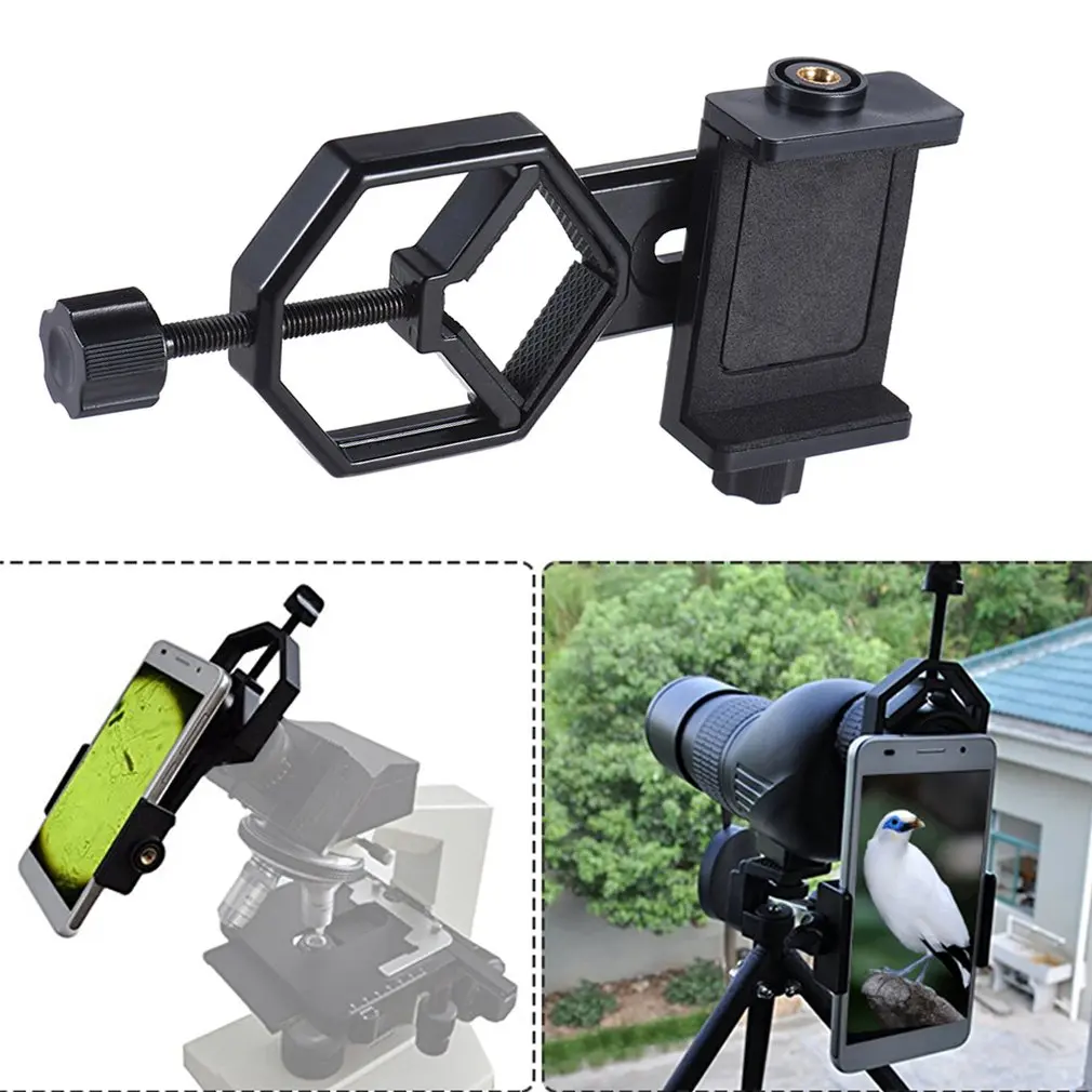 Telescope Mount Adapter Adjuatable Cell Phone Holder Bracket Clip For Microscope Telescope For Iphone 7 Plus / 7 / 6S / 6 Plus
Telescope Mount Adapter Adjuatable Cell Phone Holder Bracket Clip For Microscope Telescope For Iphone 7 Plus / 7 / 6S / 6 Plus