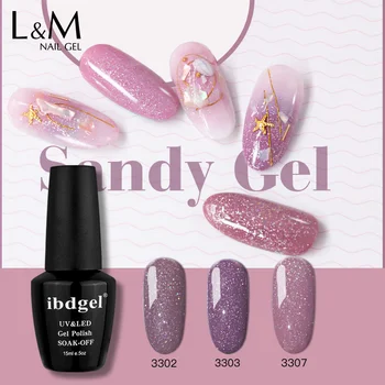 6pcs/lot ibdgel brand NEW arrival Sandy Elegant sandy color add rainbow glitter effect UV LED nail gel polish soak off gel nail
6pcs/lot ibdgel brand NEW arrival Sandy Elegant sandy color add rainbow glitter effect UV LED nail gel polish soak off gel nail