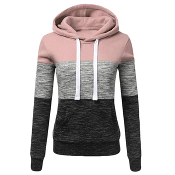 Women Hoodie And Sweatshirt Patchwork Drawstring Spring Hoodies Ladies Pullover Sweatshirts With Pocket Female Hooded Tops D30
Women Hoodie And Sweatshirt Patchwork Drawstring Spring Hoodies Ladies Pullover Sweatshirts With Pocket Female Hooded Tops D30