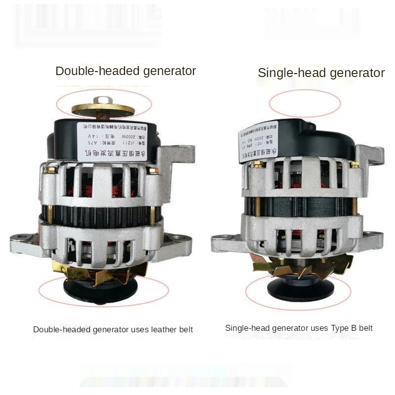 Agricultural Vehicle Tricycle Tractor 12V24V Permanent Magnet Dc Constant Voltage Charging Dual Purpose Generator with Lamp
Agricultural Vehicle Tricycle Tractor 12V24V Permanent Magnet Dc Constant Voltage Charging Dual Purpose Generator with Lamp