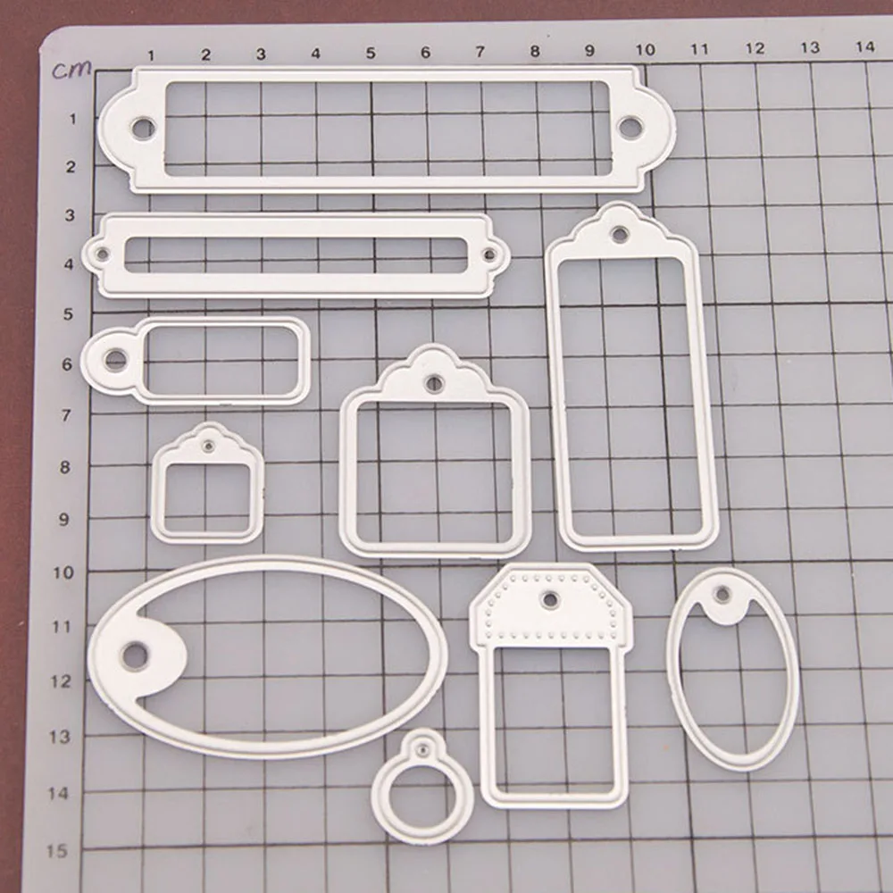 10 Pcs Square Lace Label Metal Cutting Dies Stencils for DIY Scrapbooking Album Stamp Paper Card Embossing Stencil
10 Pcs Square Lace Label Metal Cutting Dies Stencils for DIY Scrapbooking Album Stamp Paper Card Embossing Stencil