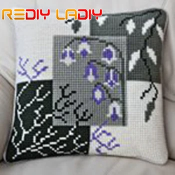 Cross Stitch Cushion Simple Flowers Make Your Own Pillow Chunky Cross Stitch Kits Pre-Printed Canvas Acrylic Yarn Pillow Case
Cross Stitch Cushion Simple Flowers Make Your Own Pillow Chunky Cross Stitch Kits Pre-Printed Canvas Acrylic Yarn Pillow Case