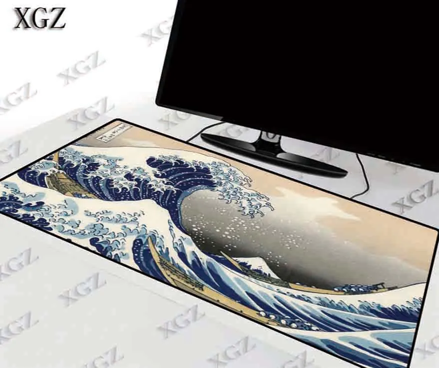 XGZ Great Waves Japan Art Large Gaming Mouse Pad Gamer Locking Edge Keyboard Mat Desk pad for CS GO LOL Dota Game XXL
XGZ Great Waves Japan Art Large Gaming Mouse Pad Gamer Locking Edge Keyboard Mat Desk pad for CS GO LOL Dota Game XXL