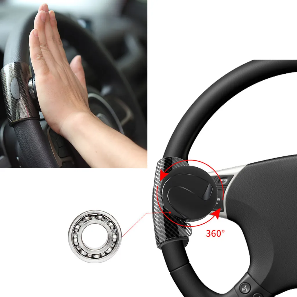 Practical Safe 360 Steering Wheel Knob Ball Booster Auto Car Styling Handle Control Spinner Durable Plastic Rubber pad
Practical Safe 360 Steering Wheel Knob Ball Booster Auto Car Styling Handle Control Spinner Durable Plastic Rubber pad