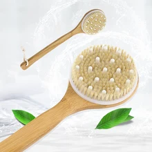 Full Body Bath Brush Natural Bamboo Long-handled Brush Back Scrubber Natural Bristles Massage Node Bamboo Handle Bath Brush
Full Body Bath Brush Natural Bamboo Long-handled Brush Back Scrubber Natural Bristles Massage Node Bamboo Handle Bath Brush