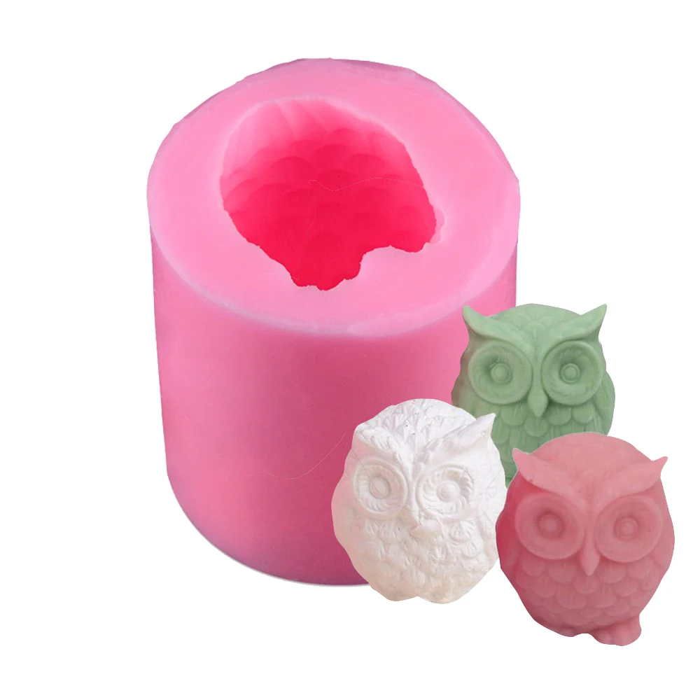 ZHENGCHENG 3D Elephant Candle Mold Silicone Mold for Candle Making DIY Handmade Resin Molds for Plaster Wax Mould 