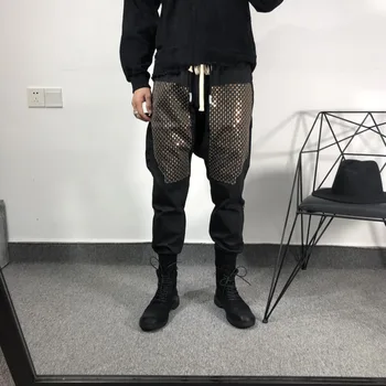 EWQ / 2020 spring summer new Pants Sequin Drawstring elastic waist casual Trousers Male Hip Pop Streetwear 9A458
EWQ / 2020 spring summer new Pants Sequin Drawstring elastic waist casual Trousers Male Hip Pop Streetwear 9A458