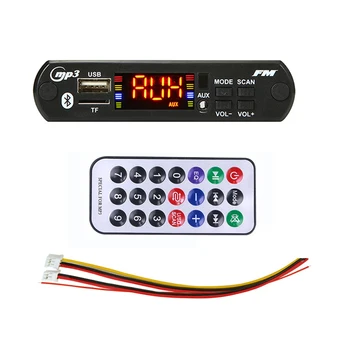 MP3 Decoder Board Wireless Bluetooth Module WMA WAV AUX 3.5MM Car Audio MP3 Music Player USB TF FM Decoder Board With Remote
MP3 Decoder Board Wireless Bluetooth Module WMA WAV AUX 3.5MM Car Audio MP3 Music Player USB TF FM Decoder Board With Remote