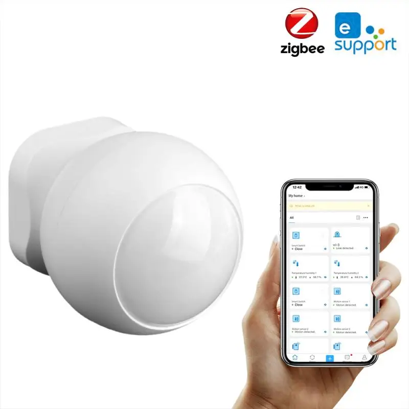 EWelink ZigBee PIR Sensor Infrared Sensor Infrared Human Body Moving Sensor Automatic Intelligent Household Alarm Sensor
EWelink ZigBee PIR Sensor Infrared Sensor Infrared Human Body Moving Sensor Automatic Intelligent Household Alarm Sensor