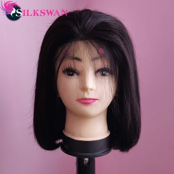 Straight Bob Wigs 4x4 Lace Closure Wigs Pre-plucked Hair Line 150% Density Swiss Lace 8/10/12/14/16 Silkswan Human Remy Hair
Straight Bob Wigs 4x4 Lace Closure Wigs Pre-plucked Hair Line 150% Density Swiss Lace 8/10/12/14/16 Silkswan Human Remy Hair