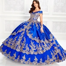 Royal Blue Cheap Quinceanera Dresses Ball Gown Off The Shoulder Appliques Beaded Puffy Sweet 16 Dresses HWF025
Royal Blue Cheap Quinceanera Dresses Ball Gown Off The Shoulder Appliques Beaded Puffy Sweet 16 Dresses HWF025