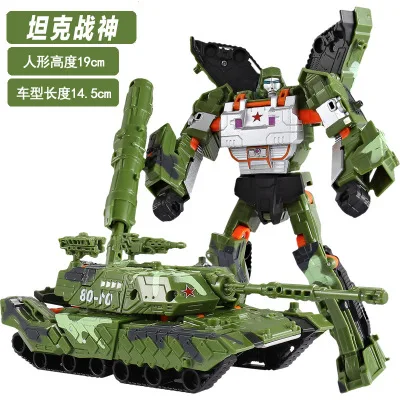 2019 Top Sale 19.5cm Model Transformation Robot Car Action toys Plastic Toys Action Figure Toys BEST Gift For Education Children