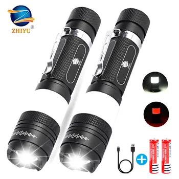 ZHIYU Led Flashlight Rechargeable 6 Lighting Modes,T6 + COB Surround Side Lights Electric Torch for Camp Night Lights Fishing
ZHIYU Led Flashlight Rechargeable 6 Lighting Modes,T6 + COB Surround Side Lights Electric Torch for Camp Night Lights Fishing