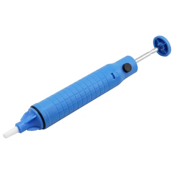 Electronic Component Desoldering Pump Portable Iron Blue Tin Welding Vacuum Replacement Parts Manual Solder Sucker Remover Tool
Electronic Component Desoldering Pump Portable Iron Blue Tin Welding Vacuum Replacement Parts Manual Solder Sucker Remover Tool