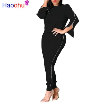 Women's suit zipper sleeve pants women's fashion in autumn and winter long sleeve zipper sports suit two piece set
Women's suit zipper sleeve pants women's fashion in autumn and winter long sleeve zipper sports suit two piece set
