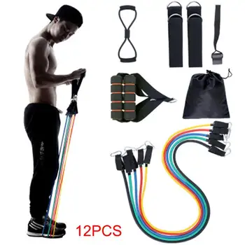 12pcs/ Set Pull Rope Latex Chest Expander Muscle Training Equipment Puller Stretch Arm Apparatus TPE Tension Band
12pcs/ Set Pull Rope Latex Chest Expander Muscle Training Equipment Puller Stretch Arm Apparatus TPE Tension Band