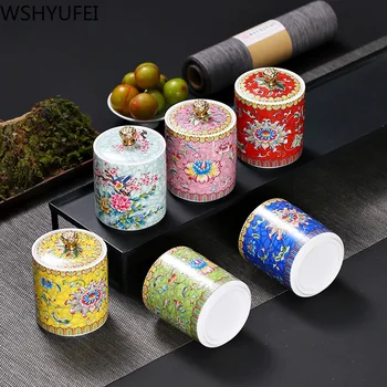 WSHYUFEI ceramics Tea Caddy Jar Box Travel Portable Tea Caddy Dried fruit spice jar Tea Storage Box Snack Jar Sealed jar
WSHYUFEI ceramics Tea Caddy Jar Box Travel Portable Tea Caddy Dried fruit spice jar Tea Storage Box Snack Jar Sealed jar