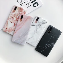 Черный белый мраморный камень чехол для телефона Samsung Galaxy A50 A21S A40