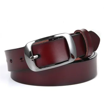 Vintage Genuine Cow Leather Belts Pin Buckle All-match Belt Women Cowhide Casual Waistband Girdle 3 colors Clothing Accessories
Vintage Genuine Cow Leather Belts Pin Buckle All-match Belt Women Cowhide Casual Waistband Girdle 3 colors Clothing Accessories