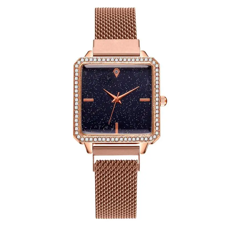 Women Magnet Buckle Gradient Color Simple Starry Sky Watch Luxury Ladies Square Case Shape Quartz Watches Relogio Feminino
Women Magnet Buckle Gradient Color Simple Starry Sky Watch Luxury Ladies Square Case Shape Quartz Watches Relogio Feminino