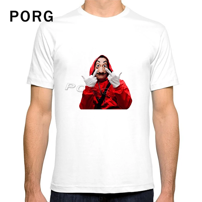 La Casa De Papel Money Heist T Shirt Streetwear Harajuku Print Homme Fashion T-Shirt Men Gothic Camisetas Hombre 2019 Cotton100%
La Casa De Papel Money Heist T Shirt Streetwear Harajuku Print Homme Fashion T-Shirt Men Gothic Camisetas Hombre 2019 Cotton100%