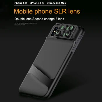 6 in 1 Phone Lens Cover Case Wide Angle Phone Camera Lens Fisheye Telephoto Macro Camera Lens for iPhone XS XR XS Max
6 in 1 Phone Lens Cover Case Wide Angle Phone Camera Lens Fisheye Telephoto Macro Camera Lens for iPhone XS XR XS Max