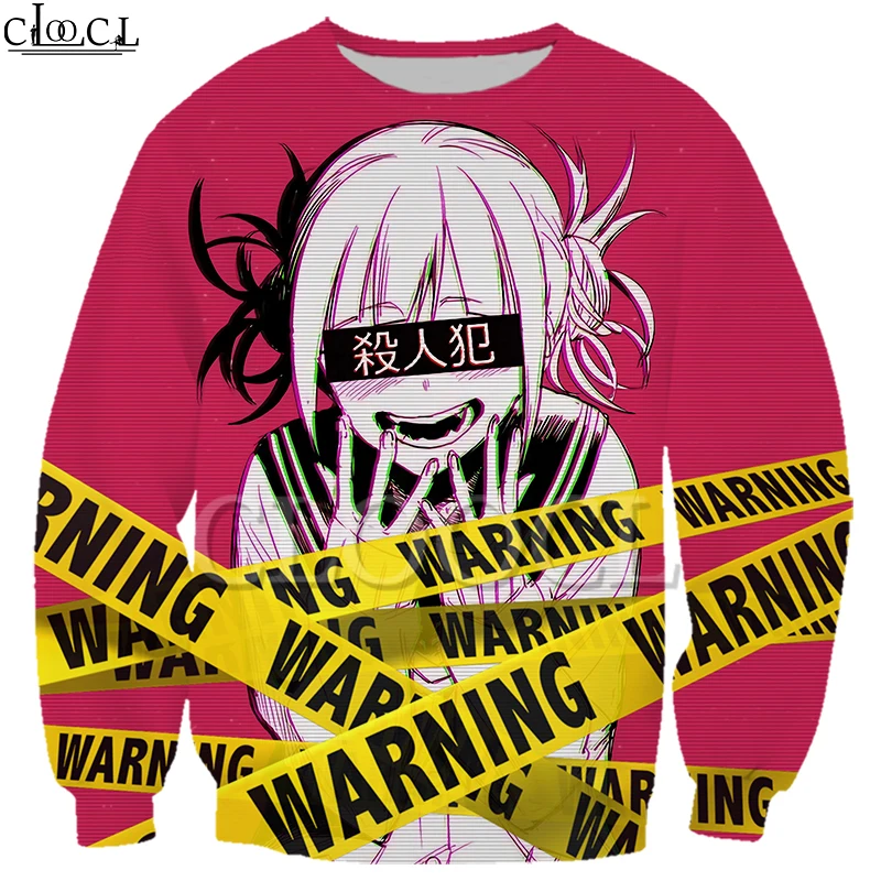 COOCL Drop Shipping Anime Girl Toga Himiko My Hero Academia Sweatshirt Men Women 3D Print Warning Casual Couple Pullovers
COOCL Drop Shipping Anime Girl Toga Himiko My Hero Academia Sweatshirt Men Women 3D Print Warning Casual Couple Pullovers