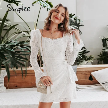 Vintage Puff Sleeve White Dress Women Autumn Winter 2019 Elegant Bodycon Ruffle Ruched Mini Dress Wrap Party Dresses Vestido
Vintage Puff Sleeve White Dress Women Autumn Winter 2019 Elegant Bodycon Ruffle Ruched Mini Dress Wrap Party Dresses Vestido