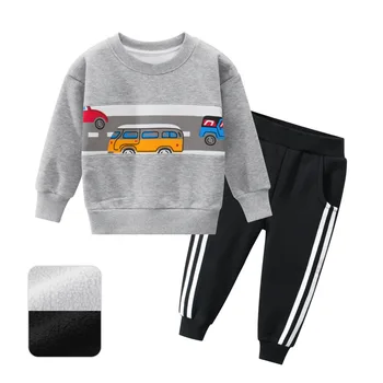 children cotton set full length winter warm toddler boy girl clothes pants suit Pullover Cartoon Active boutique kids clothing 
children cotton set full length winter warm toddler boy girl clothes pants suit Pullover Cartoon Active boutique kids clothing
