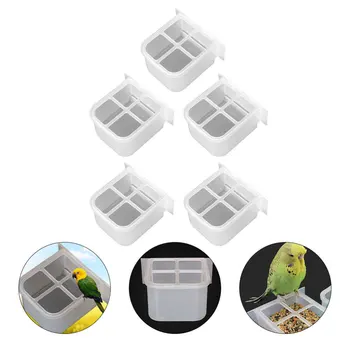5PCS Automatic Bird Feeder Durable Birds Feeding Box Multi-purpose Birds Food Box Splash-proof Bird Food Box for Parrot Birds Ho
5PCS Automatic Bird Feeder Durable Birds Feeding Box Multi-purpose Birds Food Box Splash-proof Bird Food Box for Parrot Birds Ho