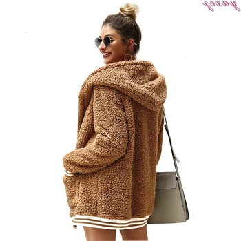 Faux Fur Coat Women Hooded Winter Casual Teddy Coat Autumn Pockets Plus Size Fur Jacket Fleece Fluffy Overcoat Outwear
Faux Fur Coat Women Hooded Winter Casual Teddy Coat Autumn Pockets Plus Size Fur Jacket Fleece Fluffy Overcoat Outwear