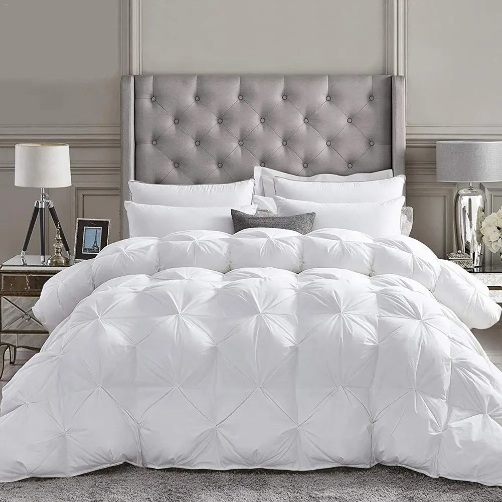 Luxury Soft Goose Down Duvet Core Washable Exquisite Fluffy Thick