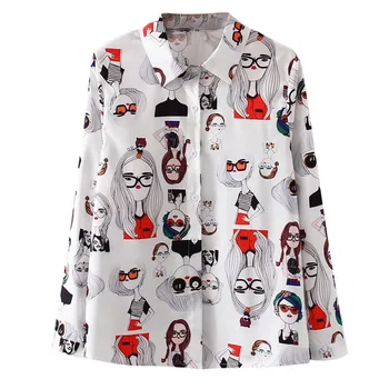 JAYCOSIN loose Korean Shirt holiday blouses Women Fashion Long Sleeve Vintage Print Casual laides Top kimono female 9817 
JAYCOSIN loose Korean Shirt holiday blouses Women Fashion Long Sleeve Vintage Print Casual laides Top kimono female 9817