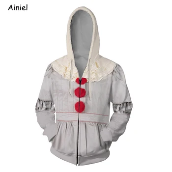 2019 Movie Joker Hoodie Sweatshirt Cosplay Pennywise Costume Clown Joker Batman Hoodies Unisex Hooded Tops Mens Clothes Boys
2019 Movie Joker Hoodie Sweatshirt Cosplay Pennywise Costume Clown Joker Batman Hoodies Unisex Hooded Tops Mens Clothes Boys