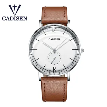 

CADISEN Sport Date Analog Quartz Wrist Watch Minimal Seconds Fashion Stainless Steel Men Relogio Masculino Casual Male Clock
