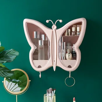 Cosmetic Storage Box Wall Mounted Dustproof Householda Lrge Capacity Bathroom Shelf Simple Multifunctional Storage Box
Cosmetic Storage Box Wall Mounted Dustproof Householda Lrge Capacity Bathroom Shelf Simple Multifunctional Storage Box